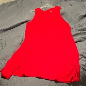 Time and Tru Vibrant Red Dress